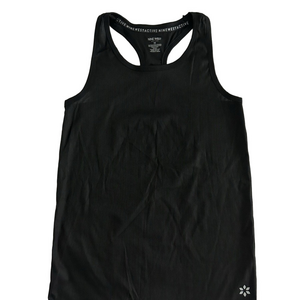 Nine West Sleek Black Ribbed Racerback Tank Top
